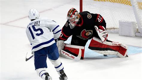 Kerfoot scores in 9th round of SO, Maple Leafs beat Senators